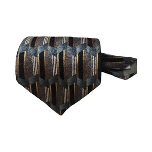 100% Silk Alexander Lloyd X-long Luxurious Patterned Tie